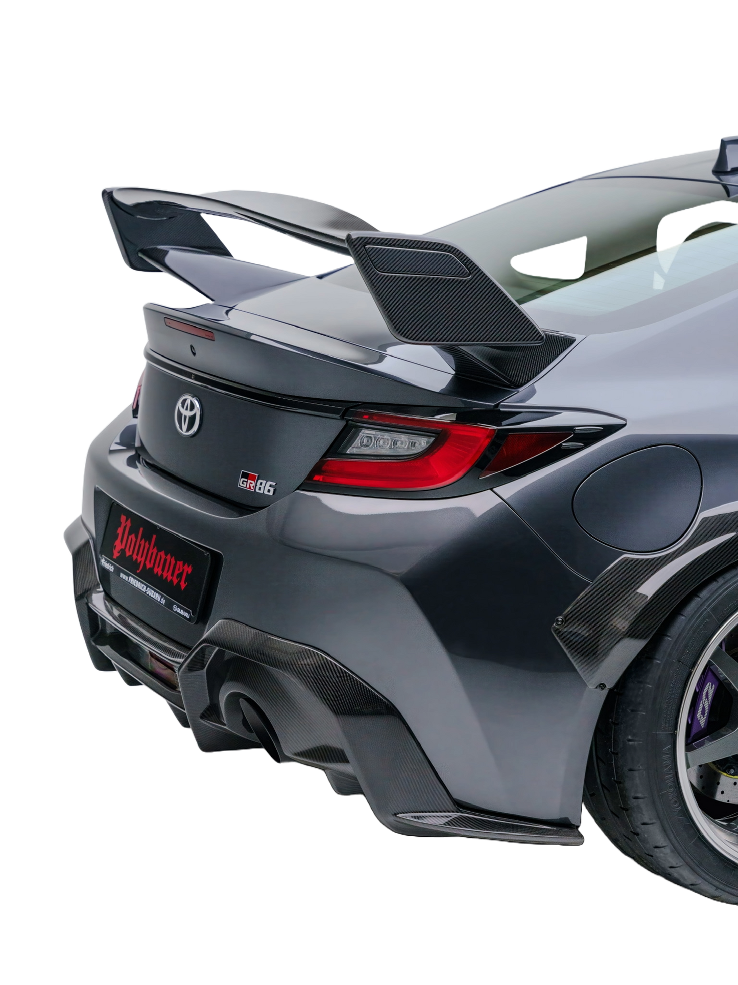 Polybauer | Spoiler alettone posteriore in carbonio (TÜV) | GR 86 BRZ II