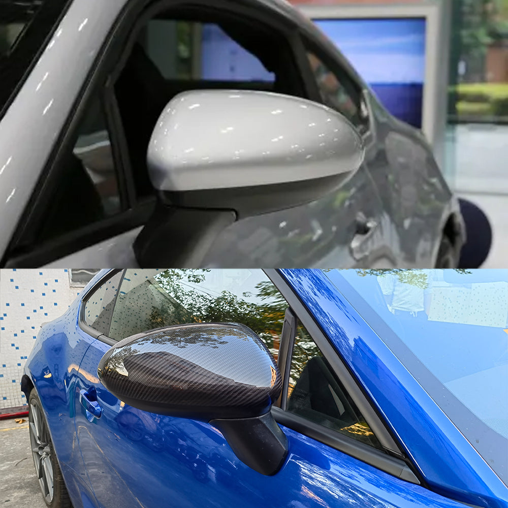 GreenFuchs | Carbon mirror caps (stick on) | GT86 & BRZ I