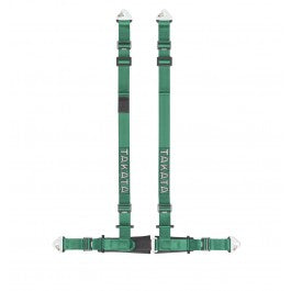 Takata Sport Belt Drift II - Snap/Bolt - black/green - ECE approved