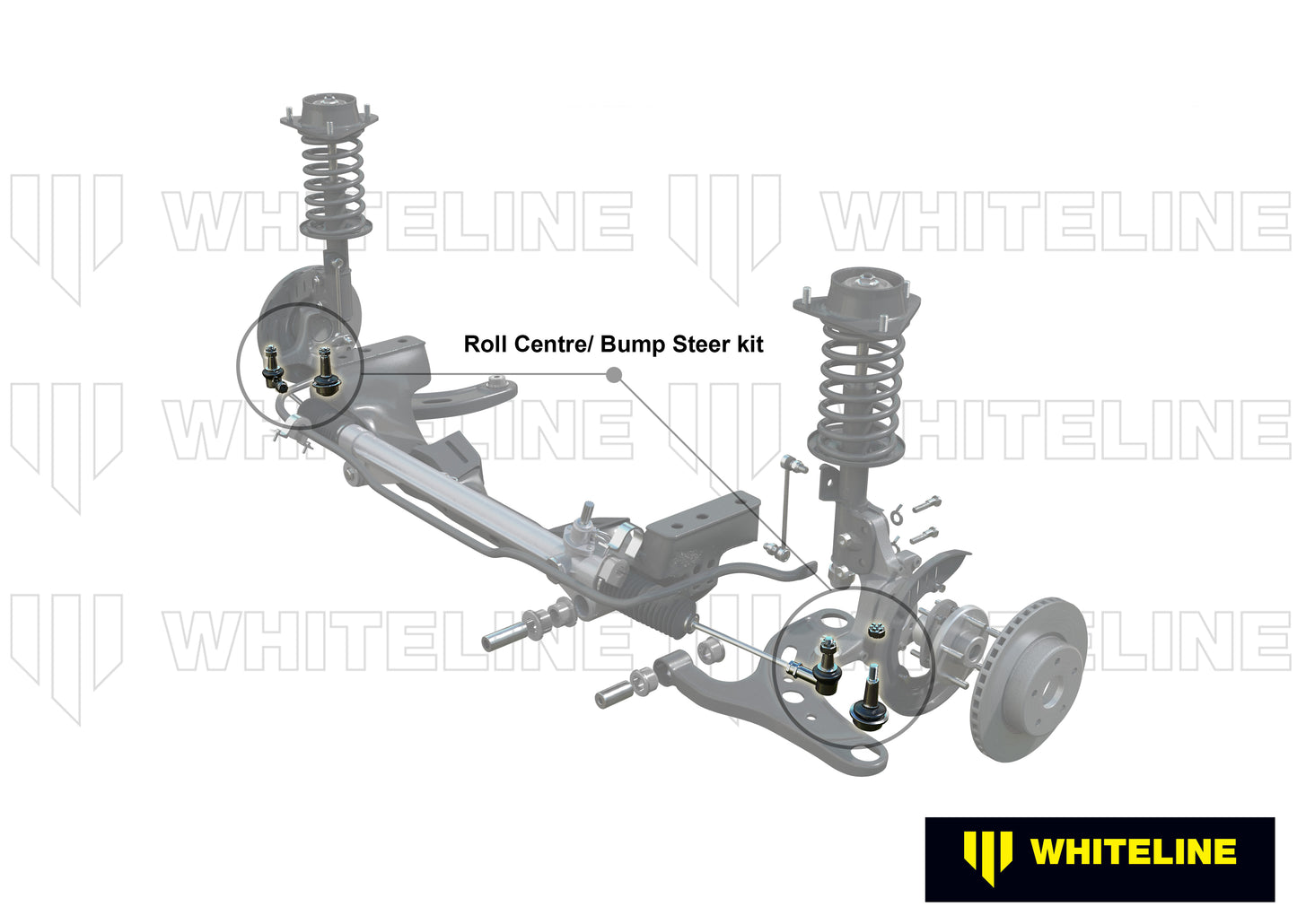 Whiteline | Kit di correzione del centro di rollio (sterzo) anteriore | GT/GR 86 e BRZ I e II