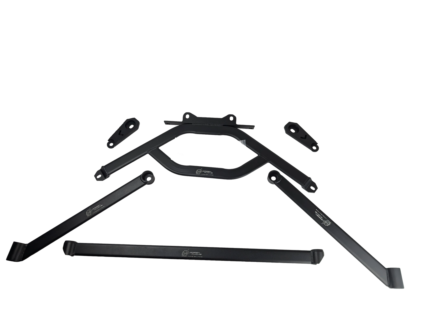 GreenFuchs | Underbody braces (6-piece) | GT/GR 86 / BRZ I&II