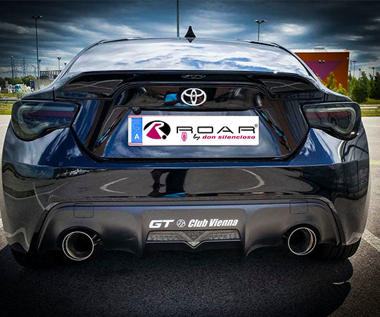 ROAR di Don Silencioso | Sistema di scarico MSD / ESD (Cat-back) | GT86 e BRZ I | Omologato ECE