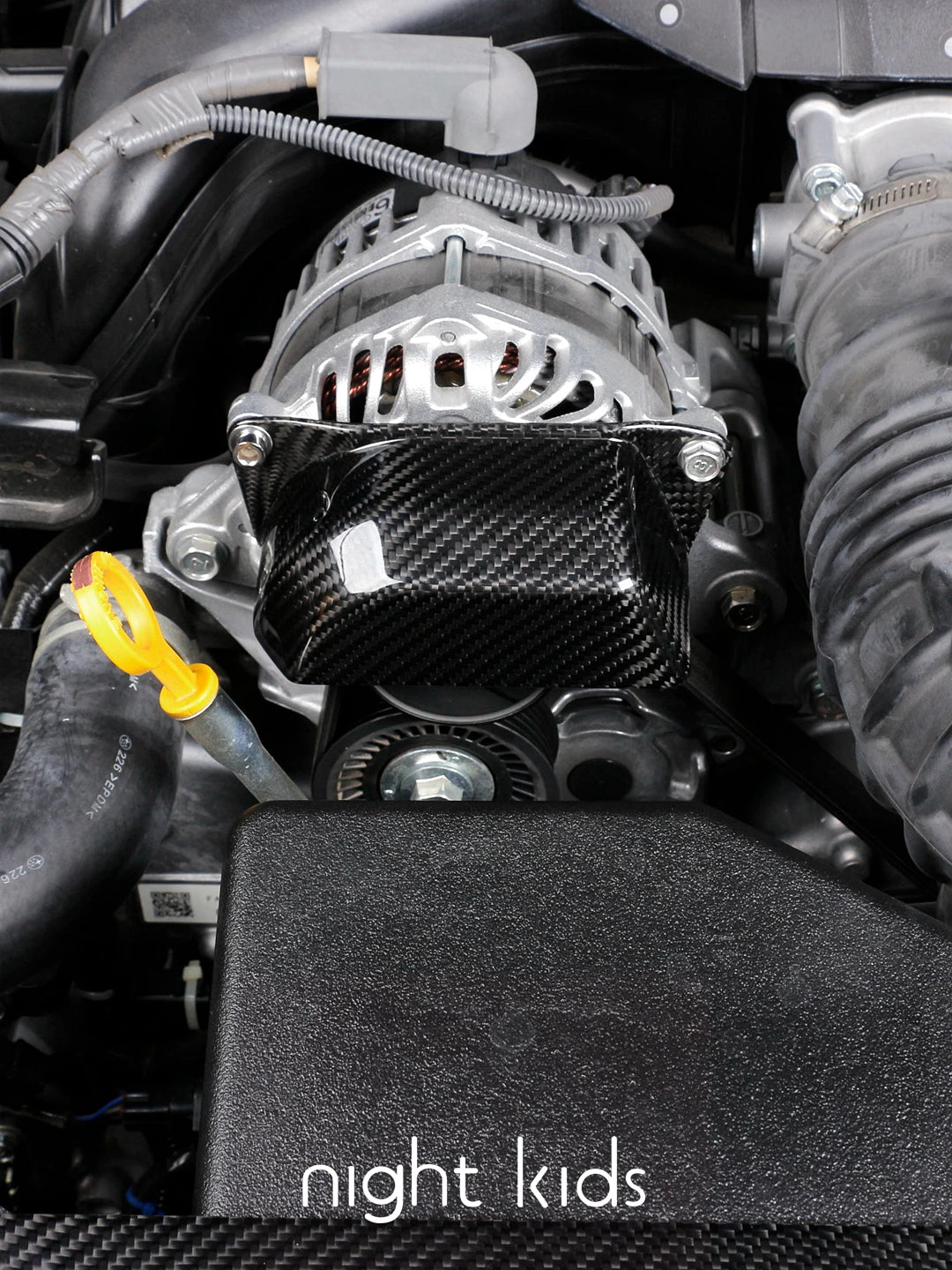 Night Kids | Carbon fiber V-belt cover FA24 | GR 86 BRZ II | matte / glossy