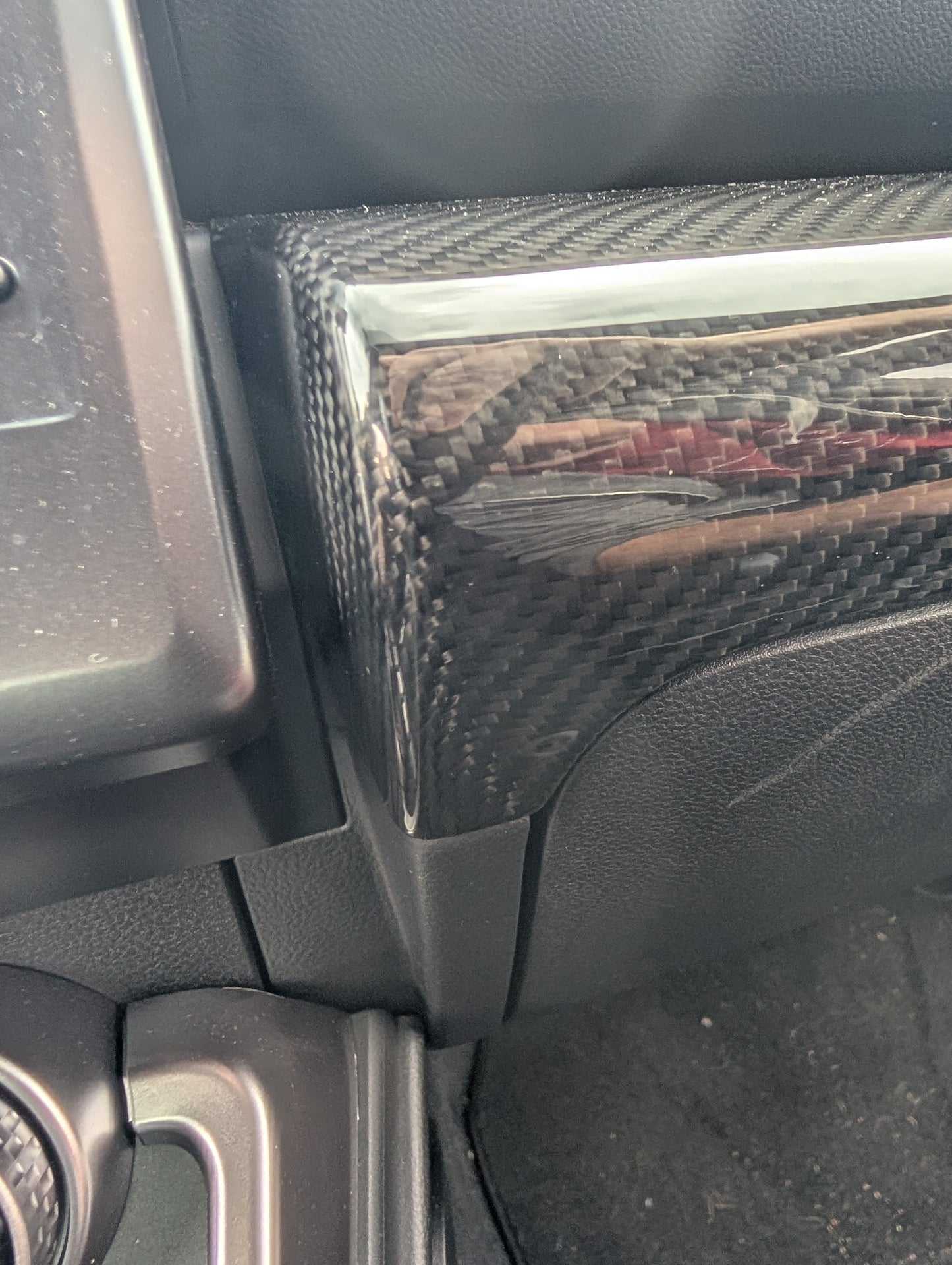 GreenFuchs | Full carbon dashboard cover for passenger (stick-on) | GR86 & BRZ II