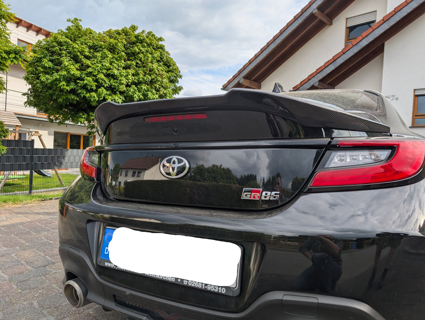 GreenFuchs | Ducktail (spoiler posteriore) in carbonio | Attrezzatura da corsa | GR86 e BRZ II