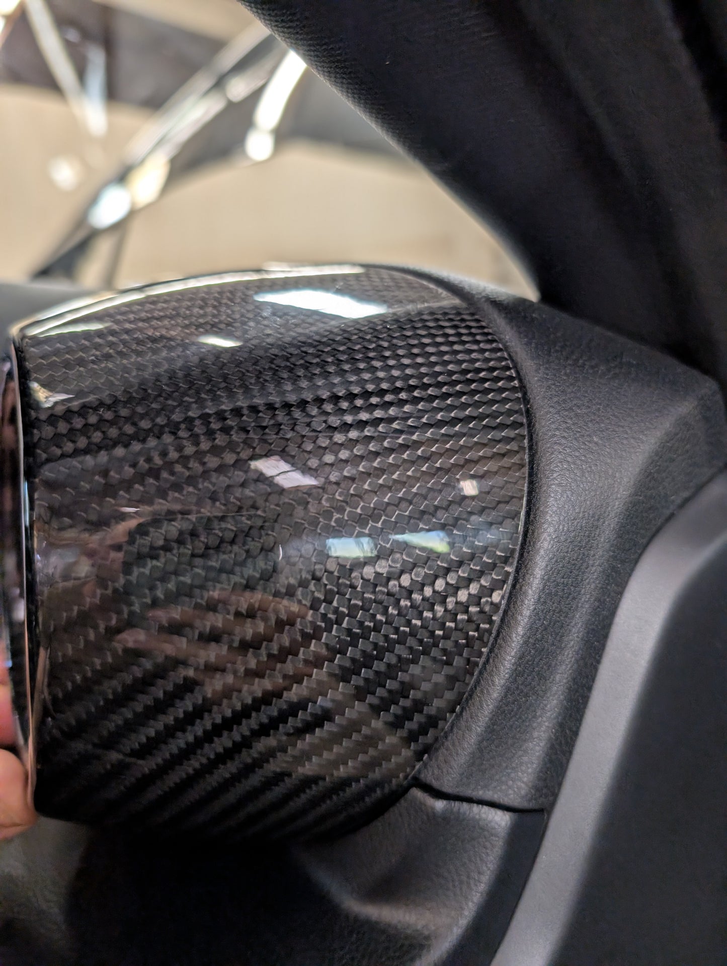 GreenFuchs | Full carbon dashboard cover for passenger (stick-on) | GR86 & BRZ II