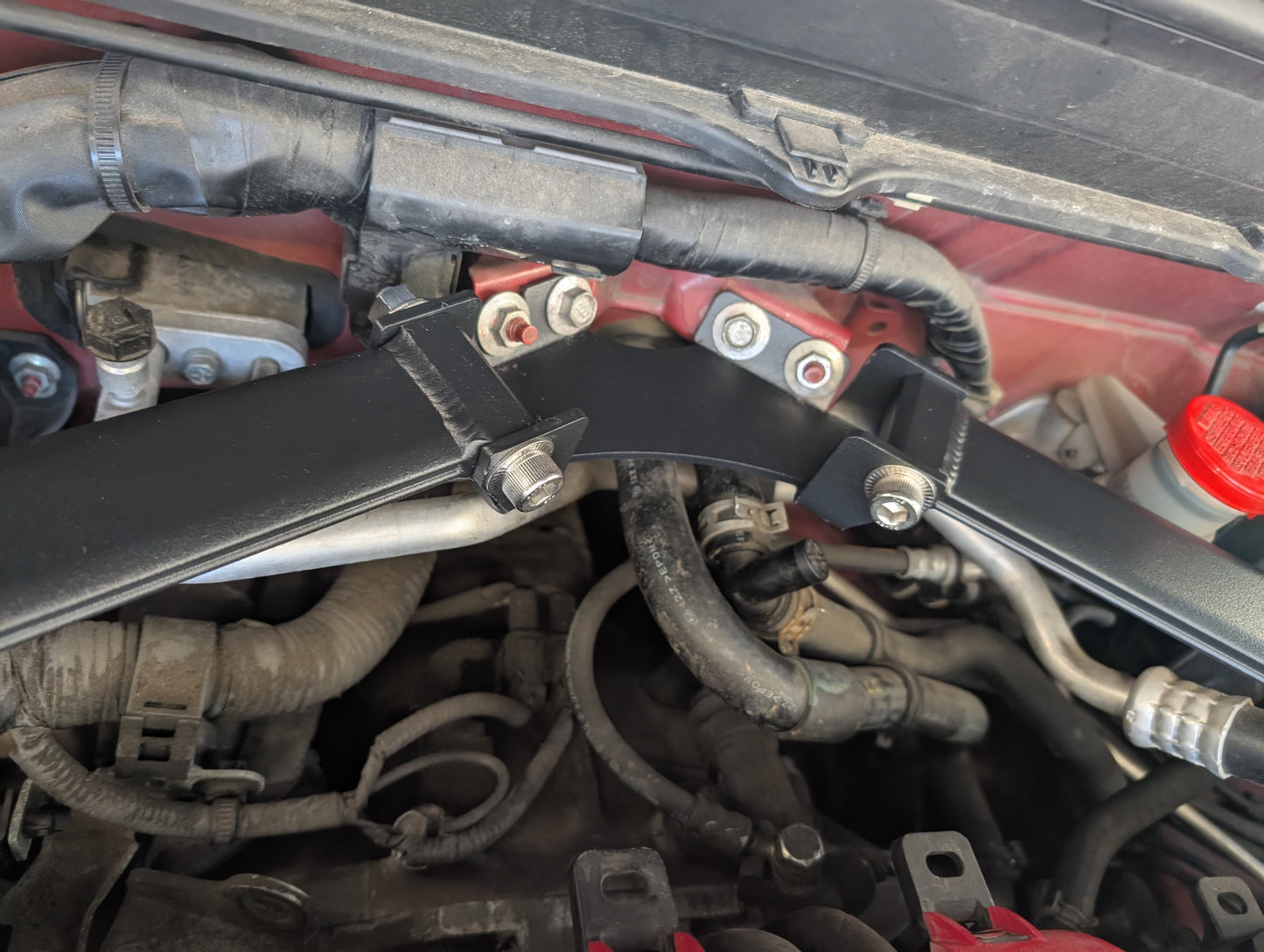 GreenFuchs | Front strut brace (+triangle) | GT/GR 86 & BRZ I/II