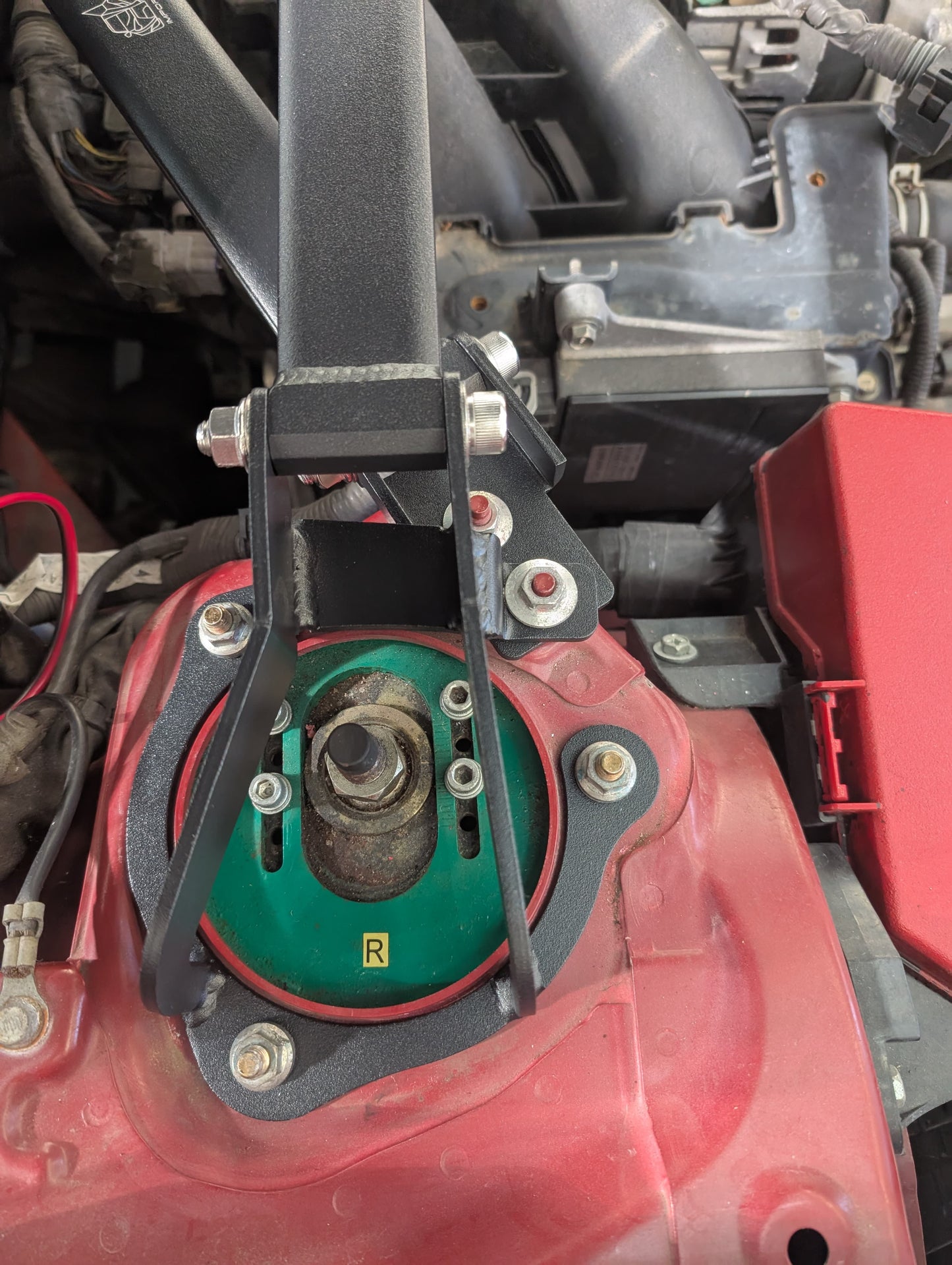 GreenFuchs | Front strut brace (+triangle) | GT/GR 86 & BRZ I/II