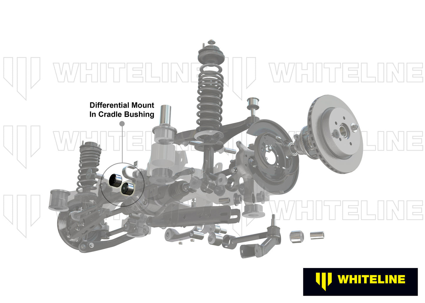 Whiteline | Differentiallagereinsätze Mount Bushing Kit | GT/GR 86 & BRZ I & II