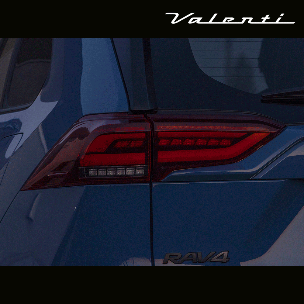 Valenti | Fanale posteriore Ultra LED (rosso / fumé) | RAV4 serie 50 (omologato ECE)