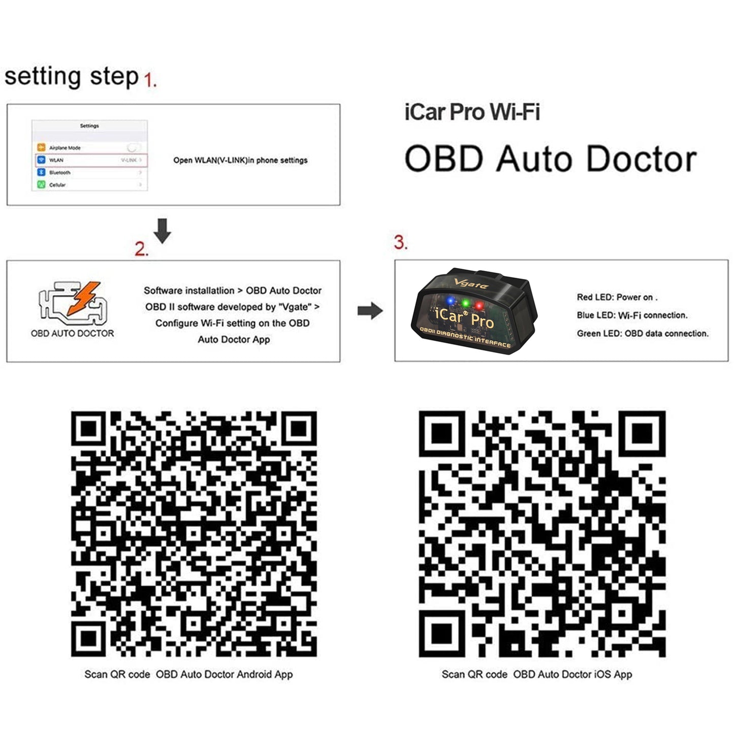 Vgate iCar Pro | OBD II Adapter WiFi | GT/GR 86 BRZ I & II