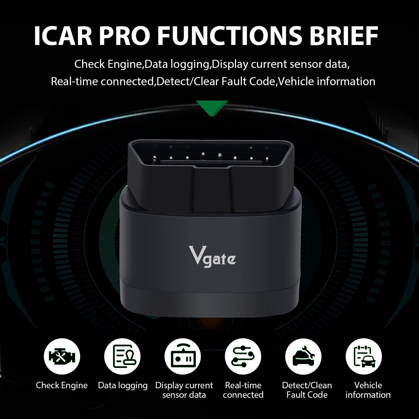 Vgate iCar Pro 2S | OBD II Adapter Bluetooth | GT/GR 86 BRZ I & II