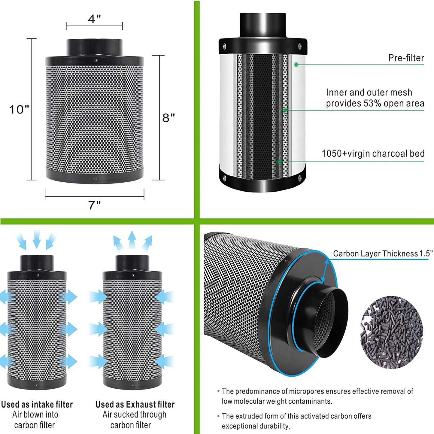 -SALE-Growtent Komplettset 60x60 100W / 80x80 200W