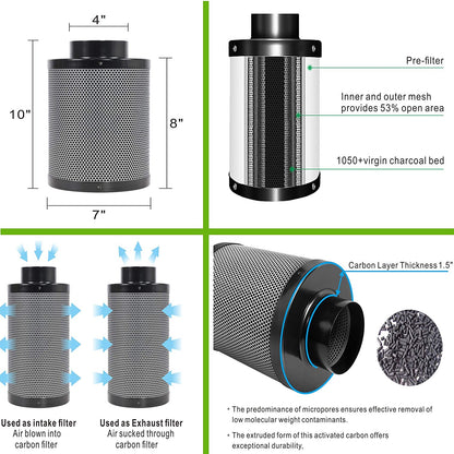 -SALE-Growtent Komplettset 60x60 100W / 80x80 200W