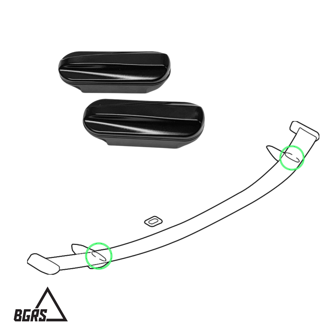 2017 BRZ/86 Vortex Hardware Covers for OEM Wing