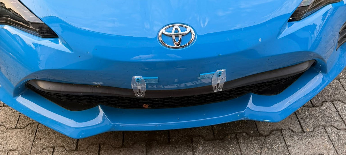 86pARTs ft. Plexiclick | Begradigte Kennzeichenhalter unsichtbar | GT 86 BRZ I | universal