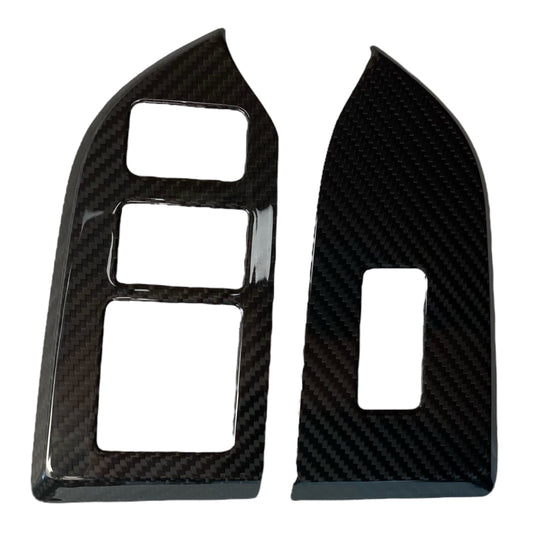 GreenFuchs | Carbon window regulator cover set L &amp; R (stick on) | GT86 &amp; BRZ I