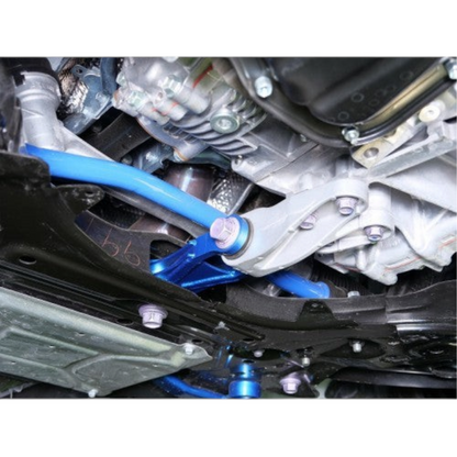 GreenFuchs Cusco Motor-Drehmomentstütze in Blau für Toyota GR Yaris mit verstärkten Gummibuchsen im Motorraum