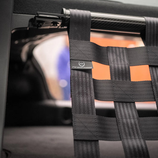 Forged Finesse | Clubsport Rearseat Delete Kit Ultimate (Carpet + Net) | GT/GR 86 & BRZ I/II