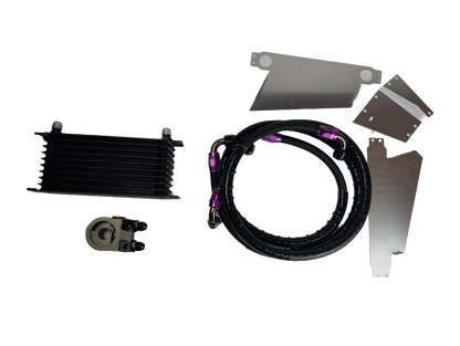 GreenFuchs x SKCustom | 10-row oil cooler with thermostat (+air baffle) | GT86 &amp; BRZ I
