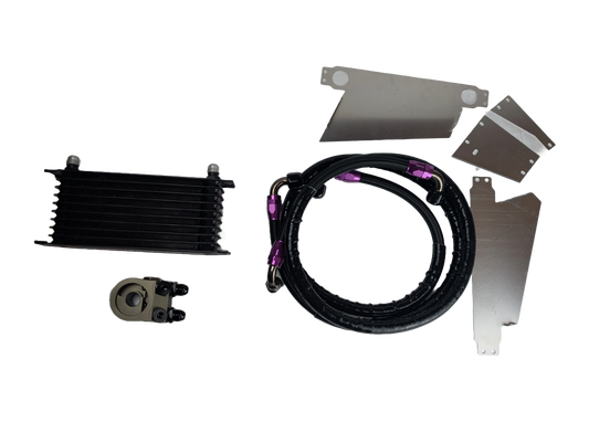 GreenFuchs x SKCustom | 10-row oil cooler with thermostat (+air baffle) | GT86 &amp; BRZ I
