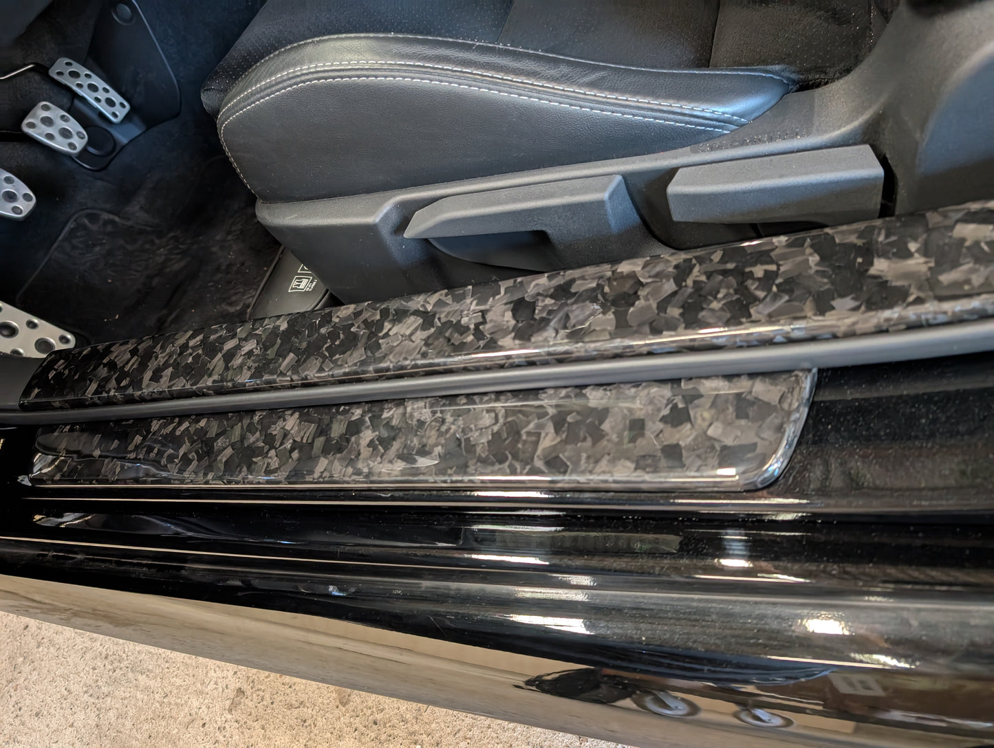 GreenFuchs | Full carbon dashboard cover for passenger (stick-on) | GR86 &amp; BRZ II