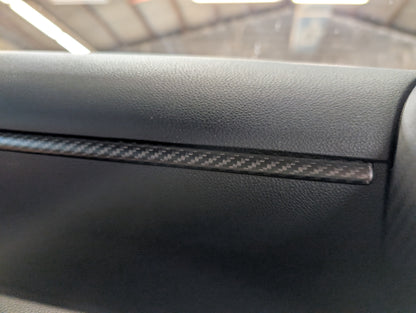 GreenFuchs | Full carbon dashboard trim slim passenger (stick-on) | GR86 & BRZ II