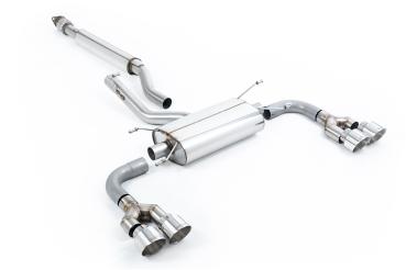 Milltek Sport | Quad exhaust system for GR rear MSD &amp; ESD (Cat-Back) | GR 86 | ECE approval