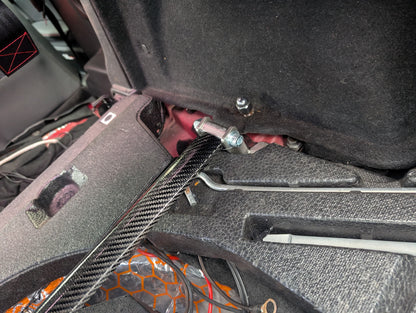 Cusco | Rear strut brace - carbon look | GT/GR 86 &amp; BRZ I &amp; II