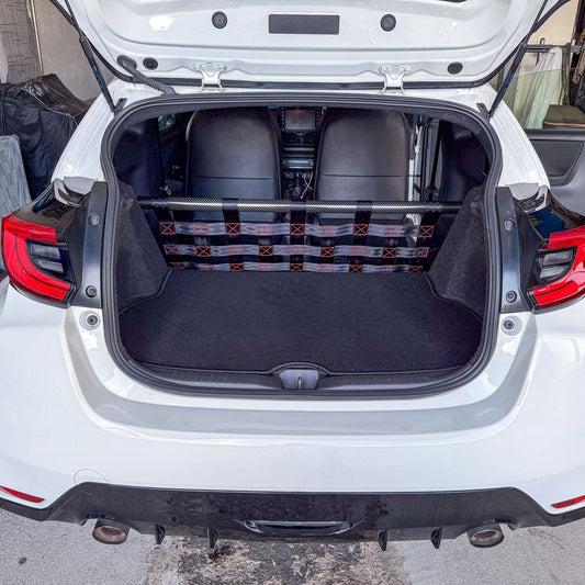 Forged Finesse | Clubsport Rearseat Delete Kit Ultimate (Teppich + Netz) | GR Yaris