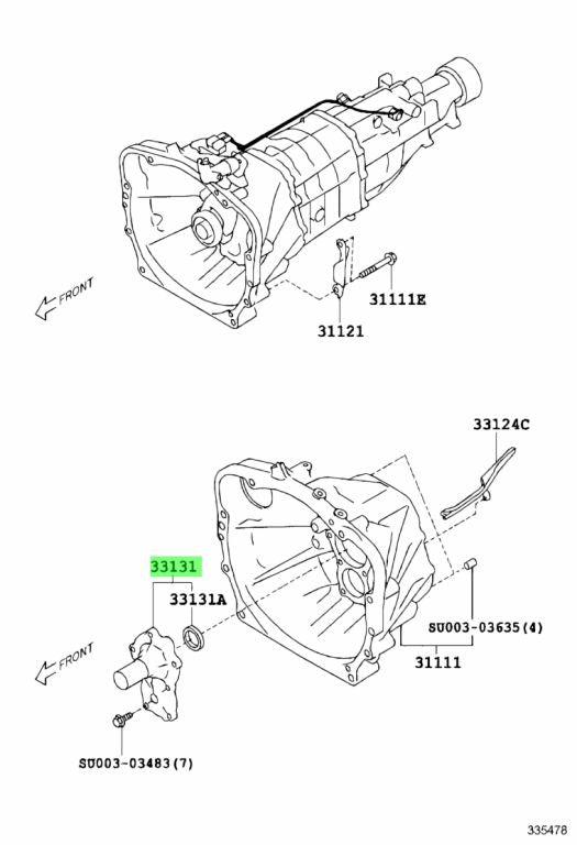BGRS | Ausrücklagerführung PTFE beschichtet | GT/GR86 & BRZ I/II